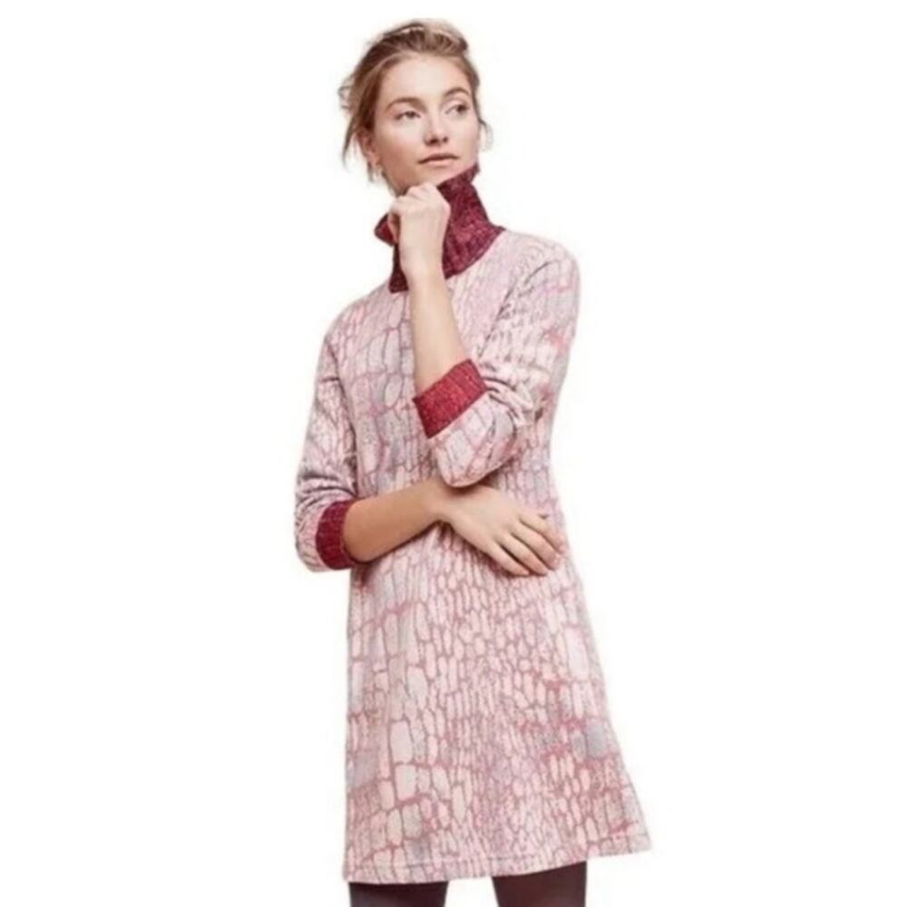 Anthropologie Maeve Suma Turtleneck Sweater‎ Dress Size Small